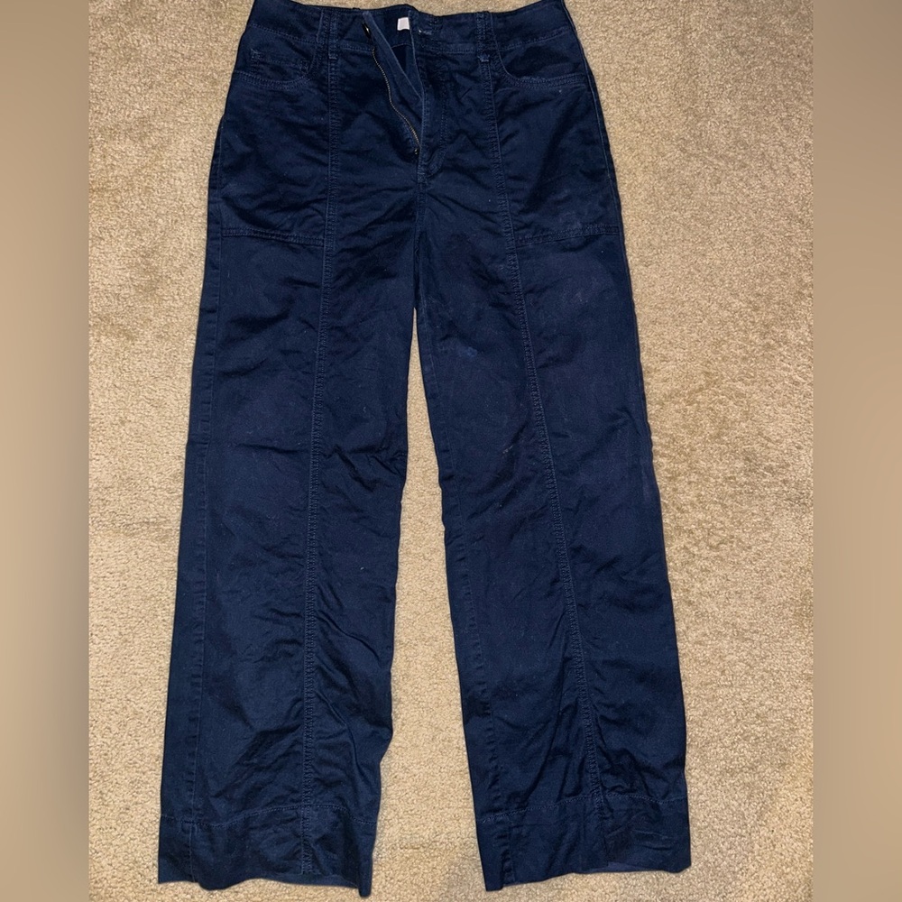 LOFT Dark Blue Wide Leg Pants